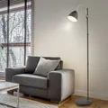 Produktbild: Stand Lampe Höhenverstellbar Steh Leuchte Strahler anthrazit Spot schwenkbar