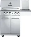 Produktbild: All'Grill ALL'GRILL ALLROUNDER M Modular Grundmodul Edelstahl 3 Brenner 1 Seitenkocher Backburner