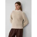 Produktbild: s.Oliver Longpullover Strickpullover Strickpullover mit Raglanärmeln im Relaxed Fit beige XXXL (46)