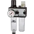 Produktbild: Wartungseinheit multifix 100566 Gewinde G 1/4`` max. Druck 16 bar Durchflussmenge 1100 l/min A 92,8 mm B 192,1 mm D 125,