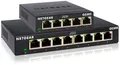 Produktbild: NETGEAR Gigabit Switch GS305 / GS308 Metallgehäuse 5 / 8 Ports lüfterlos leise