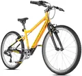 Produktbild: PROMETHEUS BICYCLES PRO Fahrrad 24 Zoll Jungen Mädchen | Premium Kinderfahrrad 24 Zoll Jungen alu ab 7 Jahre Super leicht | 8 Gang SRAM X4 Schaltung | Sunset Schwarz Matt Orange