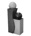 Produktbild: Gartenbrunnen Ying Yang LED Beleuchtung Polyresin ca. 94 x 41.5 x 24 cm, Dehner
