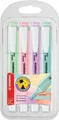 Produktbild: STABILO TEXTMARKER SWING COOL PASTELL 4 STÜCK PACKUNG TEXT-MARKER