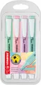 Produktbild: Textmarker - STABILO swing cool Pastel - 4er Pack - Hauch von Minzgrün, rosiges 