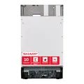Produktbild: Sharp QW-NS1EI47EX-DE Geschirrspüler vollintegrierbar 45 cm, 10 Maßgedecke, E, 47 dB, Active Drying, Hygiene 70 °C, EcoWash, Express 50’, Edelstahl
