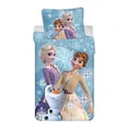 Produktbild: Disney Frozen Bettwäsche Eiskönigin Anna ELSA Snow Kopfkissen Bettdecke 135/1...