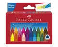 Produktbild: Faber-Castell Hefter Faber-Castell Wachsmalstifte - dreikant - 24-er Kartonetui