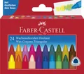 Produktbild: 24 FABER-CASTELL Dreikant-Wachsmalkreide, 24er Kartonetui