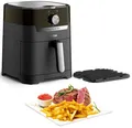 Produktbild: Tefal Heißluftfritteuse Easy Fry & Grill Classic EY5018, 2-in-1 Heissluftfritteuse & Grill, wenig Öl, 1550 W, für 6 Portionen, einstellbare Zeit und Temperatur, EY5018