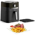 Produktbild: Tefal Heißluftfritteuse Easy Fry und Grill Classic, 1550 Watt, EY5018, schwarz, 4,2 Liter