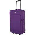 Produktbild: SIGN Reisekoffer 4er Set M/ L/ XL/ XXL Stoffkoffer Lila M