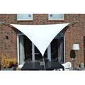 Produktbild: Floracord Dreiecksonnensegel Weiß 360 cm x 360 cm x 360 cm