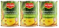 Produktbild: 3x Del Monte Ananas a Fette allo Sciroppo,Geschnittene Ananas in Sirup,570g Dose