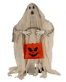 Produktbild: Horror-Shop Dekoobjekt Scary Geist Halloween Animatronic mit Kürbistasche