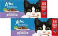 Produktbild: 2 x Felix Original Jumbo Pack (€ 5,34/kg) Gemischte Vielfalt Gelee - 88 x 85 g