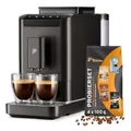 Produktbild: Tchibo Kaffeevollautomat Esperto2 Caffè mit 2-Tassen-Funktion für Caffè Crema und Espresso, Granite Black - INKLUSIVE Kaffeeprobierset GRATIS