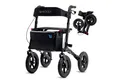 Produktbild: MEDOLY Rollator Outdoor Rollator, mit Luftbereifung & Faltbar -inkl. EInkaufstasche, Stockhalter