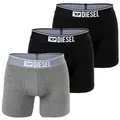 Produktbild: Diesel Boxer Herren Boxershort 3er Pack Baumwolle (Packung, 3er Pack) grau|schwarz S