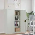 Produktbild: vidaXL Aktenschrank 90×40×140 cm Stahl Grau