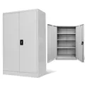 Produktbild: Aktenschrank 90x40x140 Cm Stahl Grau