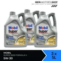 Produktbild: Mobil Super 3000 Formula V 5W-30 VW 504 00 MB 229.51 Motoröl 3x5 Liter= 15 Liter