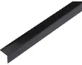 Produktbild: Winkelprofil PVC schwarz glänzend selbstklebend 20x20x1,5 mm, 1 m