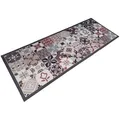 Produktbild: oKu-Tex Läufer Küchenläufer, Türvorleger, Retro Design, Patchwork, rechteckig, Kachelmotiv, verschiedene Muster, rutschfest & waschbar beige|braun 45 cm x 120 cm