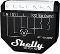 Produktbild: Shelly Qubino Wave Shutter, Intelligentes Relais, Schwarz, Kunststoff, 40 m, 25 dBmW, 0,3 W