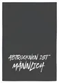 Produktbild: 17,30 Hamburg Geschirrtuch ABTROCKNEN IST MÄNNLICH, Grau, (1-tlg), 50x70cm, Siebdruck