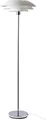 Produktbild: Stehlampe Stehleuchte Standleuchte standlampe Bodenlampe Leseleuchte Innenbeleuchtung DL45 weiß Chrom
