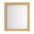 Produktbild: Spiegel Holzrahmen Kiefer massiv eichefar. lackiert 62x70x3 cm Sevilla