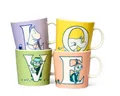 Produktbild: Mumin Mug Arabia Tasse ABC Set L O V E Moomin Tassenset LOVE 4 x 400 ml