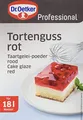 Produktbild: Dr. Oetker Professional Tortenguss, rot, 1 kg