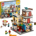 Produktbild: LEGO 31097 Creator 3in1 Stadthaus mit Zoohandlung & Café, Modellbausatz, Spielzeug, Gebäude aus Bausteinen, Geschenk für Mädchen und Jungen ab 9 Jahre