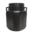 Produktbild: Fass quadratisch 20l schwarz | Weithalsfass lebensmittelecht Camping lagern