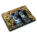 Produktbild: Läufer Schreibunterlage Katzen im Stroh, 400 x 530 mm