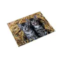 Produktbild: 2 bis 40x Läufer Schreibunterlage Katzen im Stroh, 400 x 530 mm SPARE BIS ZU 30%