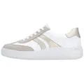 Produktbild: Remonte D3E00 Damen Sneaker Turnschuhe, Sportschuhe, Freizeitschuhe, Halbschuhe, Schnürschuhe weiß 39 EU