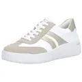 Produktbild: Remonte Sneaker Schnürschuh, Halbschuh, Freizeitschuh mit Lite ́ n Soft-Ausstattung goldfarben|weiß 39 EU