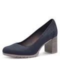 Produktbild: s.Oliver Damen Pumps mit Blockabsatz Elegant, Blau (Navy), 41 EU