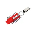 Produktbild: Würth Bit Set 17-tlg.  1/4 Zollaufnahme + Metall-Gürtelclip Bit-Satz     0614203