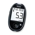 Produktbild: Beurer Blutzuckermessgerät GL44 Set mmol/L black