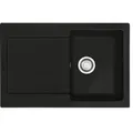 Produktbild: FRANKE MARIS MRK 611-78 Einbauspüle / Keramik / Anthrazit matt / Druckknopf / 45 cm - Schwarz