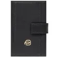 Produktbild: Piquadro Circle Kreditkartenetui RFID Schutz Leder 6.5 cm  schwarz