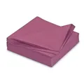 Produktbild: AVA Servietten stoffähnlich 40x40cm 25 Stück - Farbauswahl - Airlaid saugstark - Einweg Tischservietten zum Falten - Einfarbige Papierservietten für Hochzeit Geburtstag Gastronomie - Beere