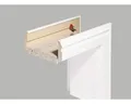 Produktbild: Komplettzarge Pertura CPL weiß (ähnlich RAL 9010) profiliert 198,5x73,5x12,0 cm