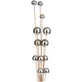 Produktbild: Kobolo Dekostecker Gartenstecker BOULES H209 cm mit 12 Edelstahlkugeln Rostoptik