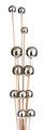 Produktbild: Dekostecker Gartenstecker BOULES - 209 cm Rostoptik mit 12 Edelstahlkugeln