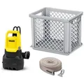 Produktbild: Kärcher Schmutzwasserpumpe SP 16.000 Flood Box, 550 W, Ø 20mm Fremdkörper, flachsaugend, 0,8 bar, 16000 l/h